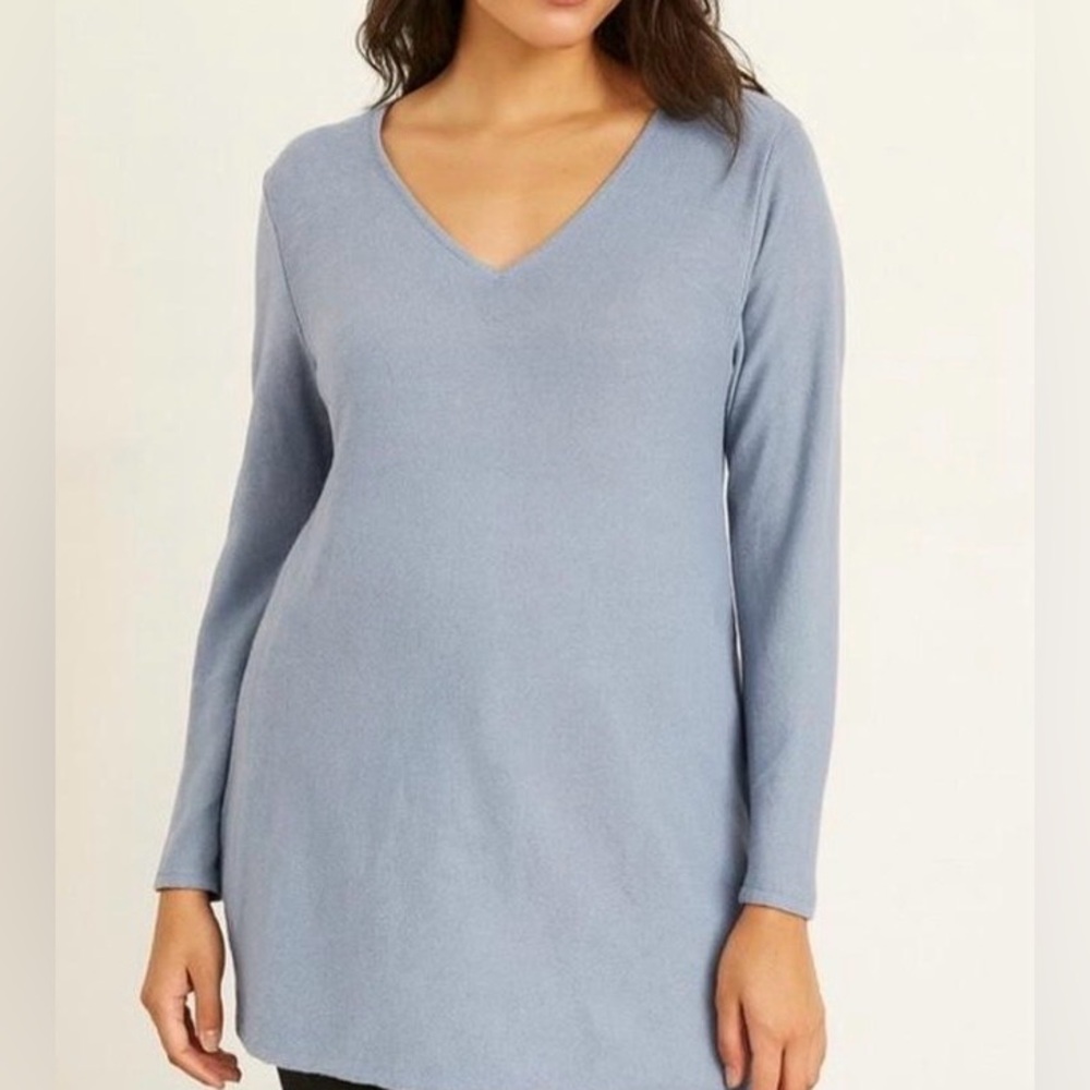 J. Jill Soft Blue Long Sleeve Sweater XS